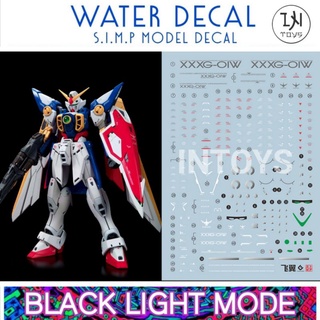 Water​ Decal RG1/144 Gundam Wing ยี่ห่อ S.I.M.P. Model Decal