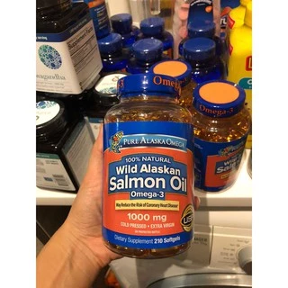 (Exp.05/2027)Pure Alaska Omega Wild Alaskan Salmon Oil🐟 น้ำมันปลาแซลมอนแท้ 💯% นำเข้าจาก USA🇺🇸 ได้รับกรดไขมันโอเมก้า 3