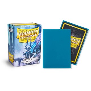 ซองใส่การ์ด Dragon Sheild Petrol Matte Sleeve แบบพรีเมี่ยม Premium หลังด้าน 63 x 88 mm 100/box Buddy Fight MTG TCG