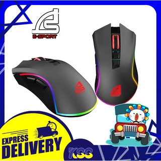 เมาเกม เม้าเล่นเกม เมาส์เกมมิ่ง Signo Gaming Mouse Macro Laster Gm-961S Black รับประกัน 2 ปี