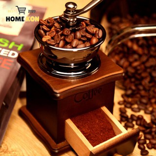 เครื่องบดเมล็ดกาแฟ แบบมือหมุน สแตนเลส -77