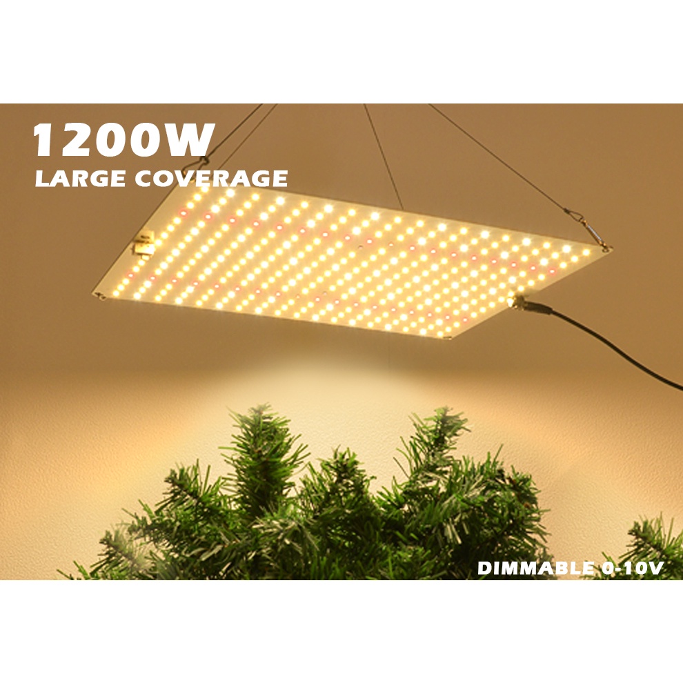 Cannabmall LM281B โคมไฟ LED ควอนตัม UV&amp;IR ชิป 1200W สําหรับปลูกพืชไฮโดรโปนิก
