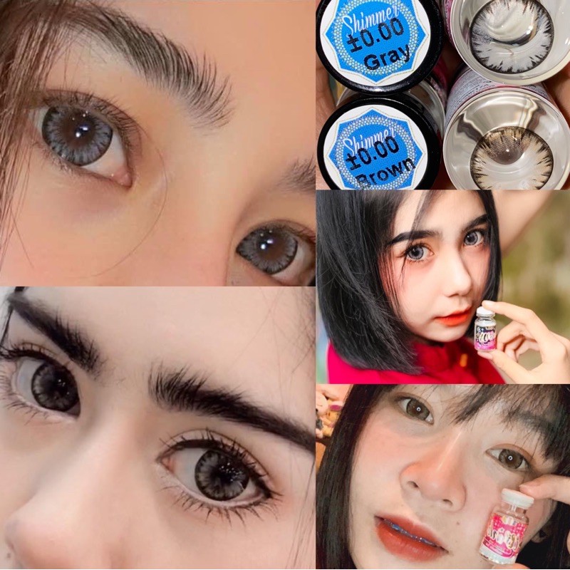 Shimmer Gray/Brown 0.00-5.00 บิ๊กอาย/ตาโต Winklens