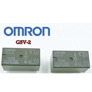 (1 ชิ้น) G5V-2-12VDC G5V-2-24VDC signal relay ยี่ห้อ OMRON 8 แท้ Original รีเลย์ สัญญาณ 12v 24v