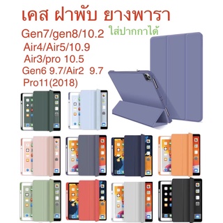 เคสไอแพด air4/air5 10.9 gen9/gen8/gen7 10.2 air3/pro 10.5 case เคสไอแพด gen6 เคส ไอแพด 9.7 Air2  Pro 11 2018 ใสปากกาได้