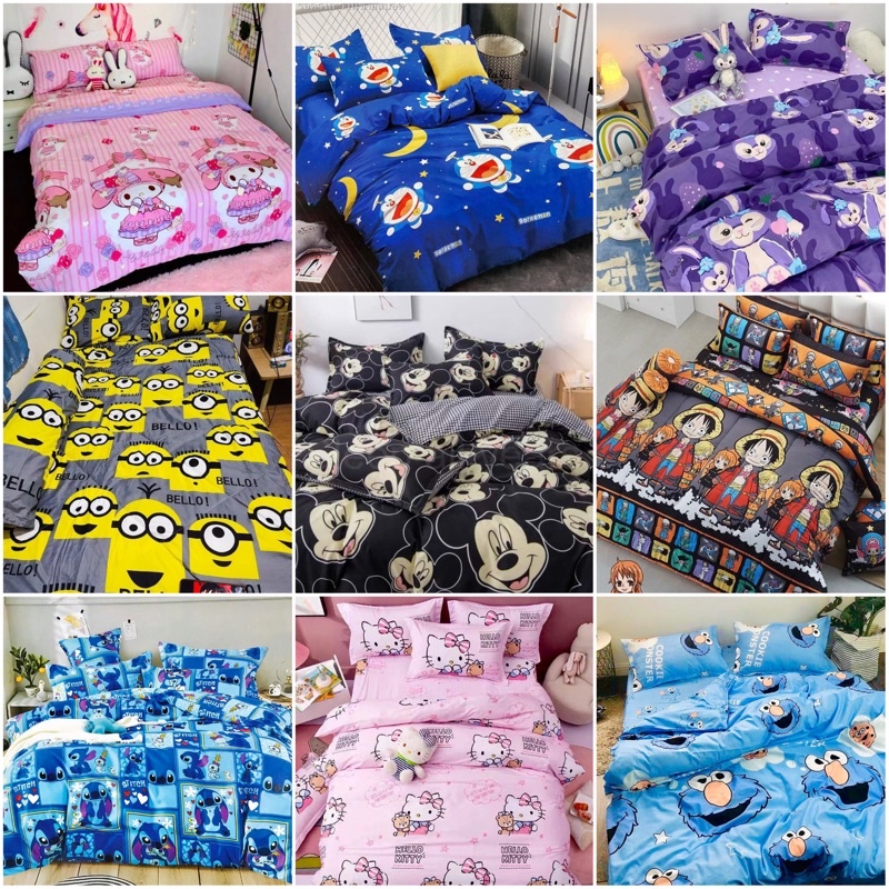 ชุดเครื่องนอนพร้อมผ้านวมครบชุด 3.5,5,6ฟุต