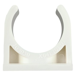 คลิปก้ามปู PVC SCG 20 มม. มาตรฐาน BS สีขาว PVC CONDUIT CLAMP SCG BS 20MM WHITE