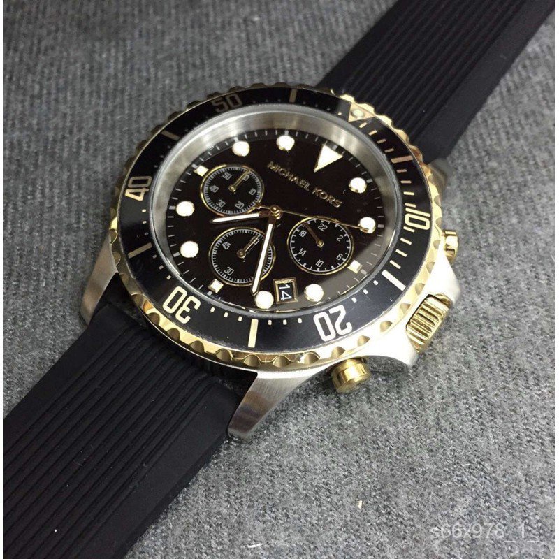 แบรนด์ใหม่ของแท้ Michael KorsMK8366 ผีน้ำดูนาฬิกามัลติฟังก์ชั่นหน้าปัด ...