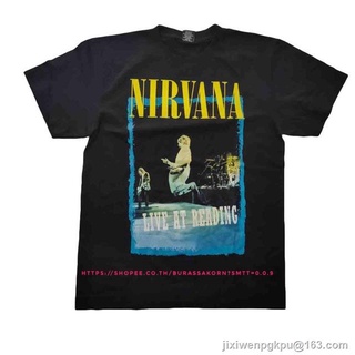 CZH เสื้อวง Nirvana เสื้อวงร็อค Nirvana T-shirt เสื้อยืดวงร็อค oversize SML