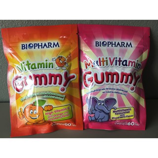 ซองใหญ่ Biopharm Gummy ขนาด60g ซองใหญ่ ไบโอฟามกัมมีวิตามิน