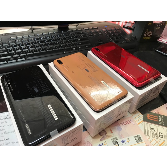 Huawei Y7 Pro 2019 แถมแปะฟิล์มกระจก Power bank ทำ G-mail พร้อมใช้งาน