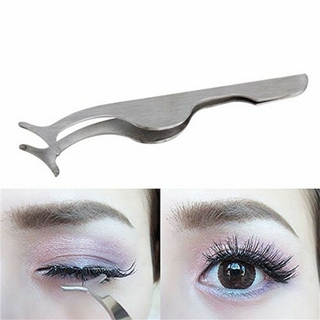 [Ready Stock] Multifunctional False Eyelash Set Auxiliary Clip Tweezer Stainless Cosmetic Tool