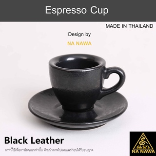 NA NAWA Ceramic Espresso Cup T337(PLUS)-BLACK LEATHER