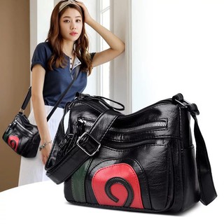 เช็ครีวิวสินค้าmiss bag fashion กระเป๋าสะพายข้าง แฟชั่น รุ่น C42