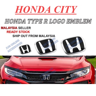 โลโก้ตราสัญลักษณ์ Honda City GD TMO GM GN สีดํา สีเงิน