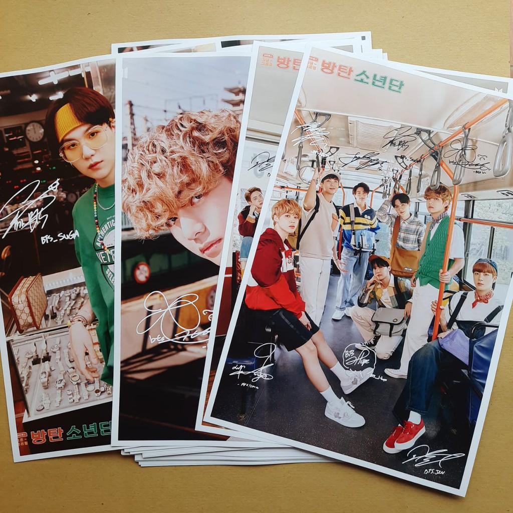 โปสเตอร์ Bts SEASON GREETING 2021 พร้อมลายเซ็นขนาด A3+