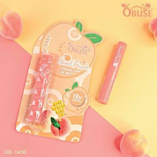 Ob-1430 Sweet Peach Change Color Lip Balm 
ลิปมันเปลี่ยนสีลูกพีช