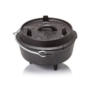 หม้ออบทรงกลมทำมาจากเหล็กหล่อ ขนาด 8 นิ้วมีขา  Dutch Ovens ft3