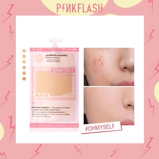 Pinkflash คอนซีลเลอร์ รองพื้นเนื้อลิขวิด เพิ่มความชุ่มชื้น ติดทนนาน