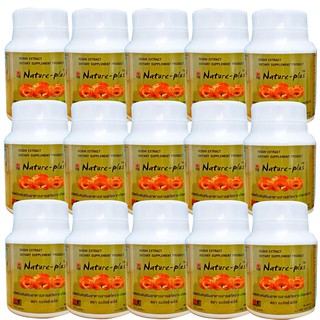 Nature plus เห็ดหลินจือสกัด เนเจอร์พลัส (15 กระปุก X 50 แคปซูล)