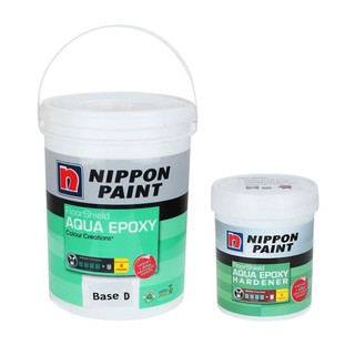 สีอีพ๊อกซี่ NIPPON BASE D สูตรน้ำ 5 ลิตร สีอีพ๊อกซี่ สูตรน้ำ เป็นสีที่ได้รับมาตรฐานฉลากเขียว ปลอดภัยต่อผู้อยู่อาศัยและสิ