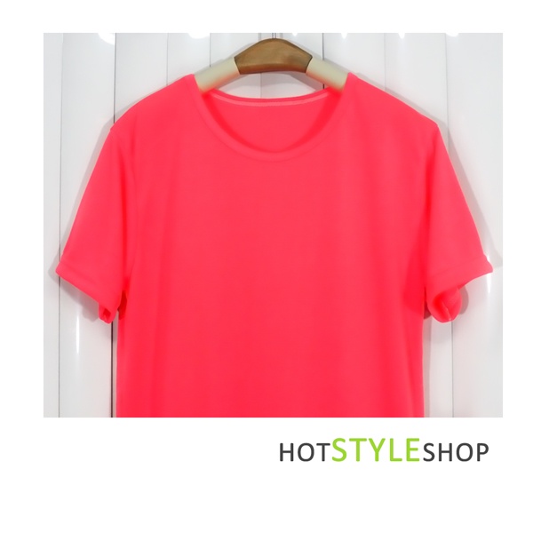 เสื้อทีมนีออน เรืองแสงเมื่อกระทบไฟแบล็คไลท์ สีสะท้อนแสง ใส่ได้ทั้งชายหญิง มีไซส์ใหญ่บิ๊กไซส์สาวอวบ