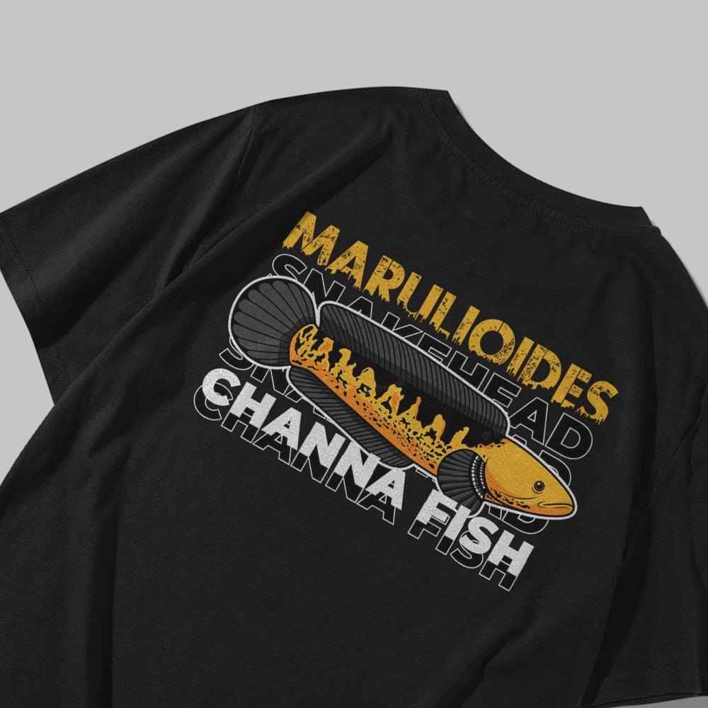 Channa Fish Maruliides เสื้อยืดพรีเมี่ยม Predator Fish Maru เสื้อพุทธรักษา