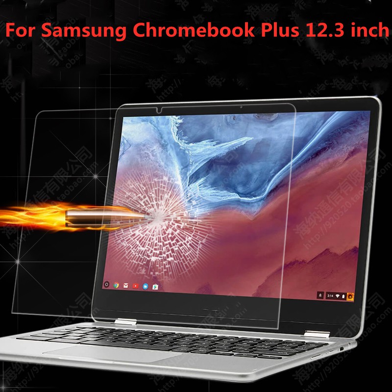 9H แล็ปท็อปกระจกนิรภัยป้องกันหน้าจอฟิล์มสําหรับ Samsung Galaxy Chromebook Plus /Pro XE513C24-K01US 1