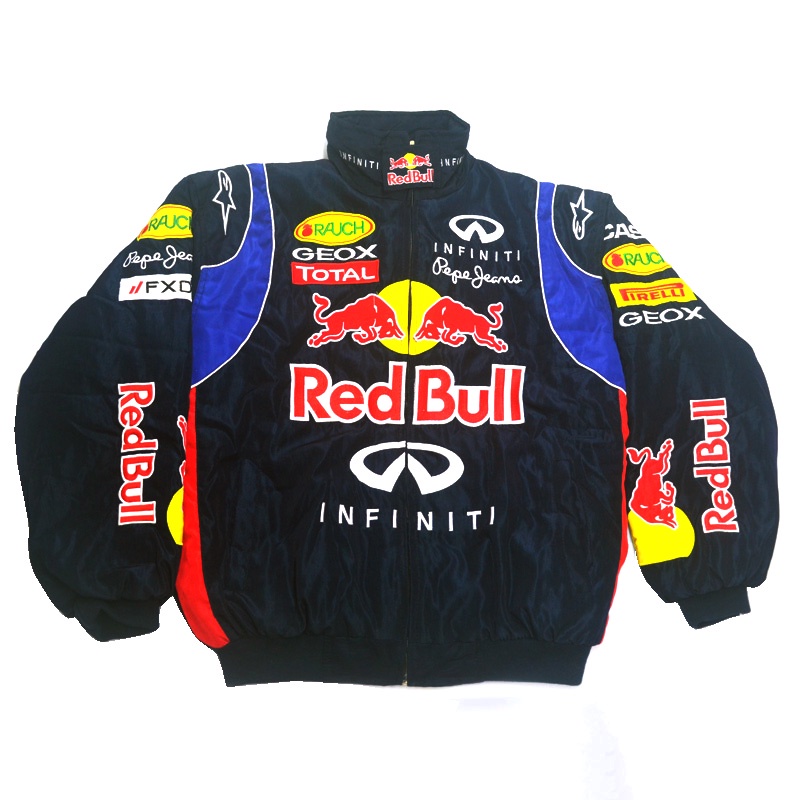 F1 Red Bull Fleet Racing Jersey F1 เสื้อเจอร์ซีย์นักปั่นชายเสื้อเบาะรถจักรยานยนต์ฤดูใบไม้ผลิฤดูใบไม้ร่วงฤดูหนาวปักเสื้อแจ็คเก็ต