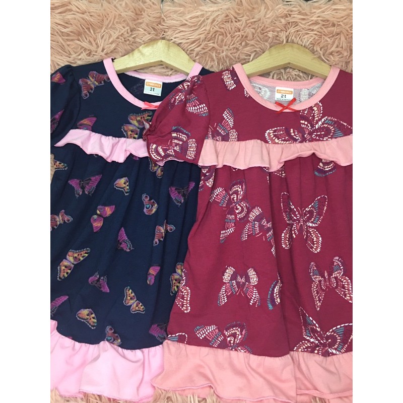 DRESS PRINCESS KEMBANG 1Y-7Y GYMBORE COTTON