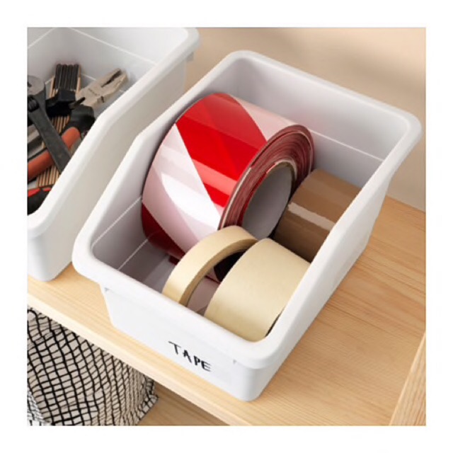 SOCKERBIT กล่องพลาสติก กล่องจัดระเบียบ สีขาว สีชมพู By รูปที่ 4