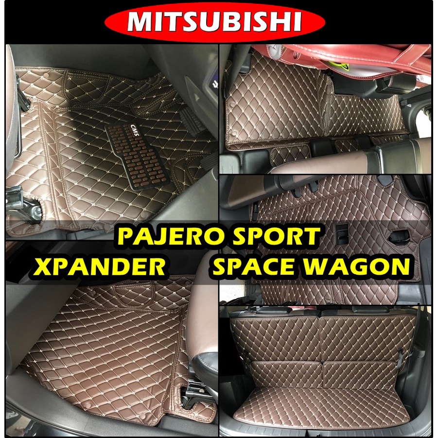 MITSUBISHI XPANDER / PAJERO SPORT / SPACE WAGON พรมปูพื้นรถยนต์6D เข้ารูป เต็มคัน