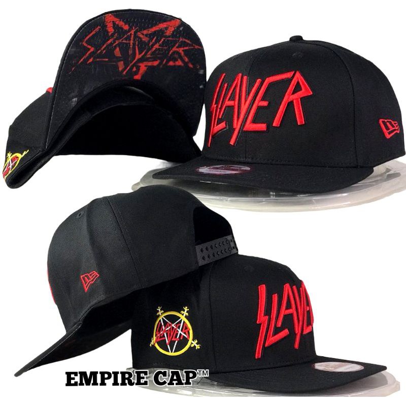 SLAYER ROCK THRASH METAL BAND ใหม่ ERA 9FIFTY SNAPBACK ADJUSTABLE CAP