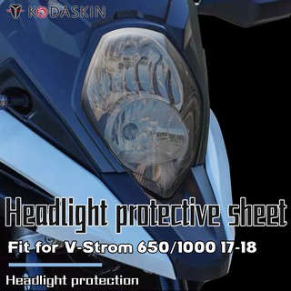 Motor ABS ไฟหน้า หน้าจอ ฝาครอบป้องกัน สำหรับSuzuki V-Strom VStrom650 VStrom1000 17-18/Headlight Screen Protective Cover