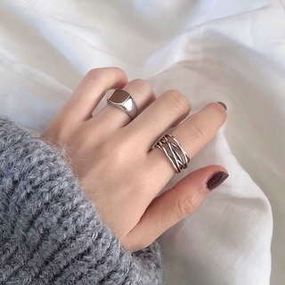 Cross - wound rings go with vintage simplicity personality fashion student accessories