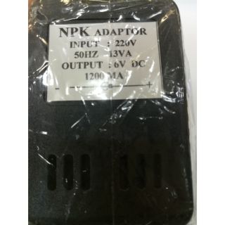 อเดบเตอร 6vdc 1200ma