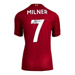 เสื้อเหย้าแท้ Official LFC 2019/2020 พร้อมลายเซ็น James Milner