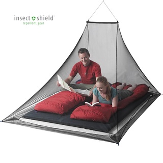 Sea To Summit Nano Mosquito Pyramid Net-Insect Shield มุ้งพีระมิด เนื้อผ้านาโน ตาข่ายหกเหลี่ยม 500 รู/นิ้ว เคลือบสารกันแมลงเพื่อป้องกันยุงได้ดียิ่งขึ้น เบา กระทัดรัด มีทั้งแบบเดี่ยวและแบบคู่ โดย Tankstore