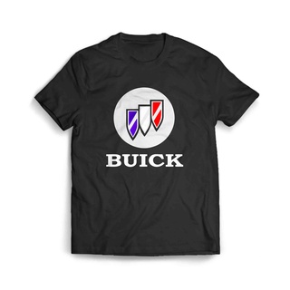 เสื้อผ้าผชเสื้อยืด พิมพ์ลายโลโก้ BuickS-5XL