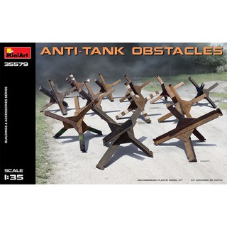 โมเดลอุปกรณ์จำลอง MiniArt 1/35 MI35579 Anti-Tank Obstacles