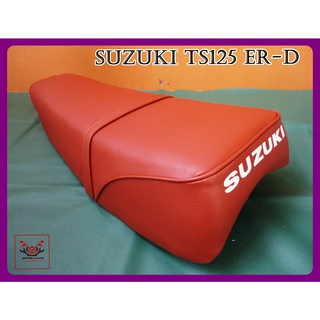 SUZUKI TS125 ER-D DOUBLE SEAT COMPLETE "BROWN" // เบาะรถมอเตอร์ไซค์ สีน้ำตาล หนังพีวีซี สินค้าคุณภาพดี