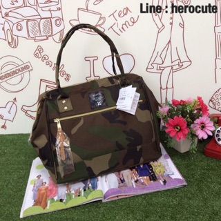 ANELLO 2 WAY POLPESTER CANVAS BOSTON BAG แท้ Outlet