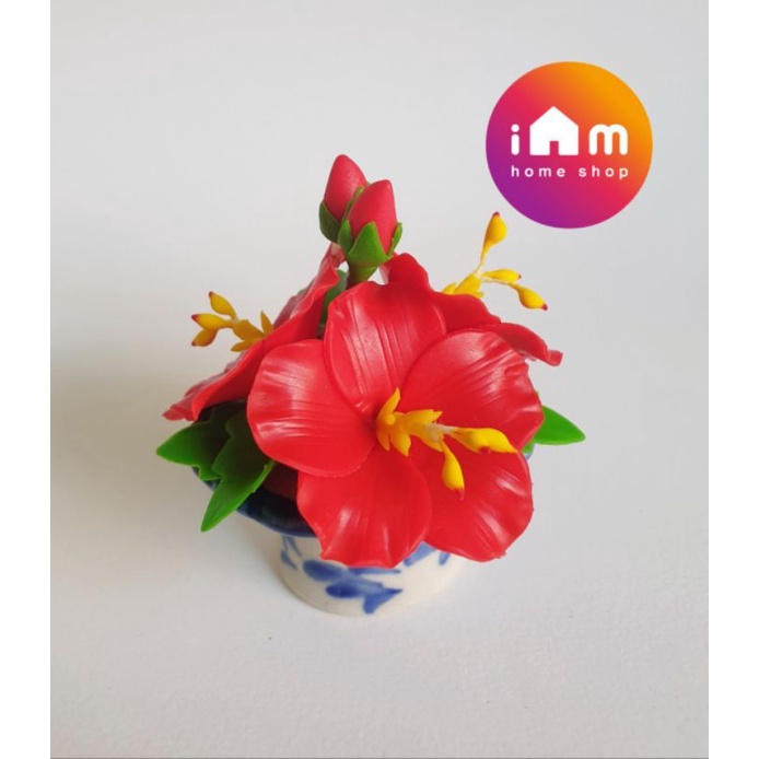 พานชบาแดง พานดาวเรือง ขนาดพาน 2 นิ้ว - รูปที่ 4