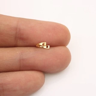 เหยื่อตกปลา รูปตัว U ทองเหลือง หมุนง่าย DIY 50 ชิ้น ต่อถุง