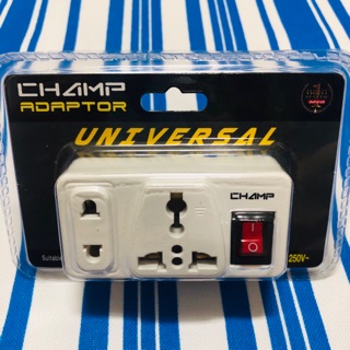 CHAMP หัวแปลงปลั๊กไฟ Universal Adapter รุ่นCH-609-A4