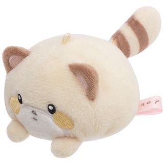 ตุ๊กตาเล็ก San-X แบบ Kokoro Araiguma (Kokoro Raccoon) ด้านบนมีที่ห้อย ตรงตัวมีเม็ดถ่วงด้านใน ขนาด 5 x 6 x 6 ซม.