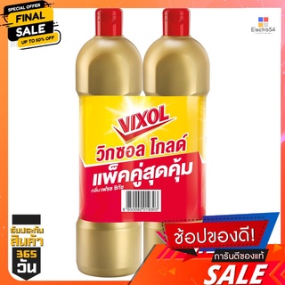 วิกซอล ล้างห้องน้ำ โกลด์ 900 มล แพ็คคู่VIXOL BATHROOM GOLD 900 ML. PACK2