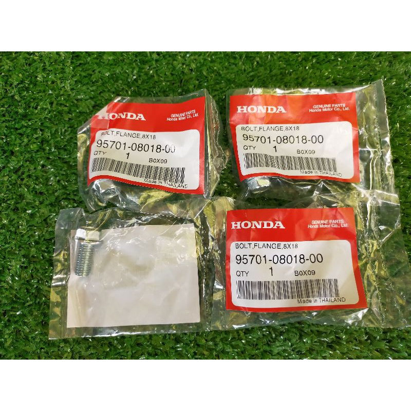 น็อตยึดเหล็กพักเท้าหน้า(ราคาตัวล่ะ) Wave 110i/Dream 110i/Supercub แท้ศูนย์ 95701-08018-00