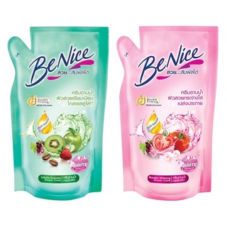 Benice shower cream 400ml.  บีไนซ์ ครีมอาบน้ำ ชนิดเติม 400 มล.