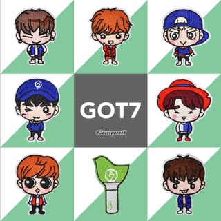 [พร้อมส่ง]ตัวรีด GOT7 ติดเสื้อ กระเป๋า หมวก มีครบทุกเมมเบอร์